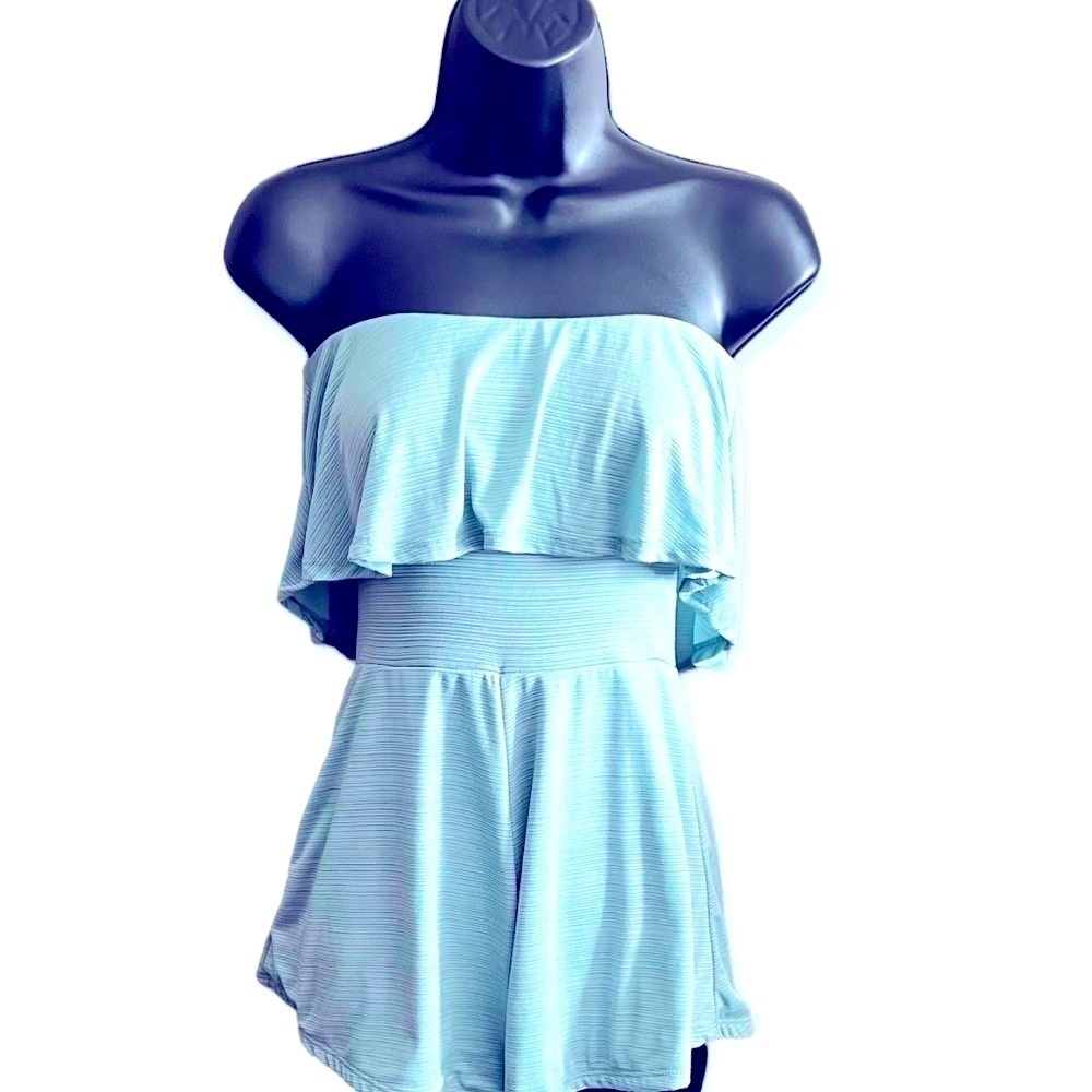 Fashion Nova Romper Mint Green Size Small